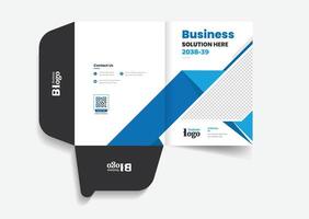 Folder design for your business proposal vector