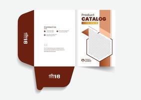 Presentation folder design for your business vector