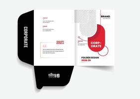 Business Presentation folder design vector