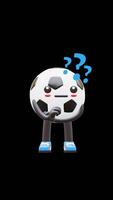 3D Soccer Ball Character With Question Marks Thinking And Pondering Suitable For Problem Solving And Decision Making Concepts. Transparent Background. Alpha Background. Looping Animation. video