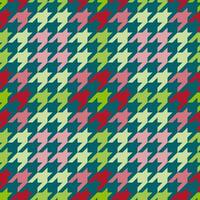 seamless houndstooth Pixel art pattern, Love concept. Design for wrapping paper, fabric pattern, vector