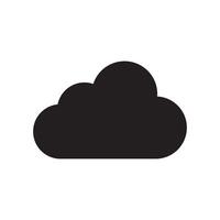 Cloud icon illustration isolated on white background vector