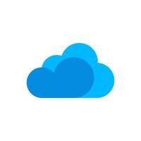 Microsoft cloud services - azure vector