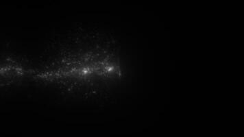 glitter particles thrown from left video