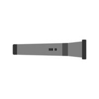 Flashlight, electric torch projection spotlight. vector