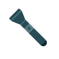 flashlight in flat style on white background vector