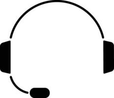 Headset Support Service Icon Customer Chat, Helpline, Online vector