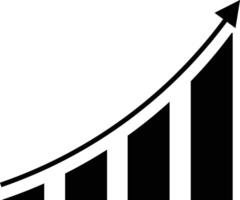 Exponential Growth Chart Upward Trend, Success, Progress, Increase, Business vector
