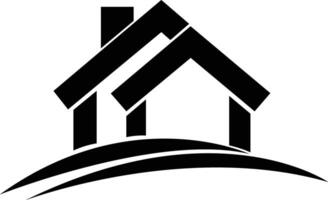 Modern Home Design Abstract Logo, Real Estate Symbol, Property Icon vector