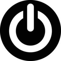 Switch icon, on off, stop start icon vector