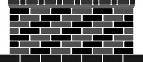 Abstract Brick Wall Structure Gray, Black, Block, Pattern, Design, Architecture, Construction, Build vector