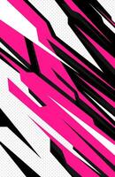Pink and black racing abstract background with dots texture and modern design illustration template graphic elements vector