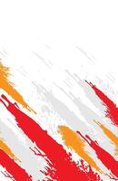 Red and White abstract grunge texture background and modern design illustration template for sports uniform vector