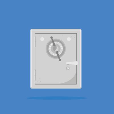 super security steel safe, modern price storage tool, suitable for posters and web icons