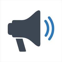 Megaphone icon. sound icon, speaker icon vector