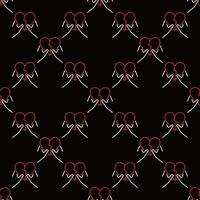 Broken Heart inside Hands Separation colored seamless pattern in line style vector