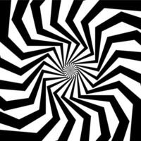 Psychedelic hypnosis swirl hypnotic spiral pattern vector
