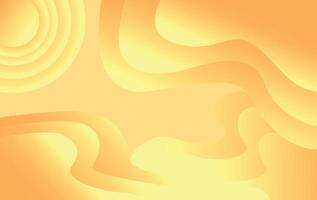 Yellow liquid abstract background vector