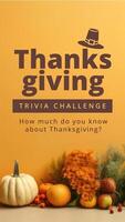 Thanksgiving Trivia template