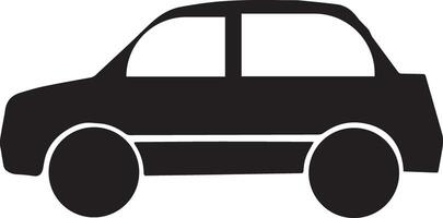 Simple car icon symbol. Isolated graphic on white background. Scalable EPS 10 graphic vector