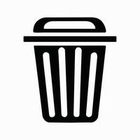 Trash Icon Design with Editable Stroke. Suitable for Web Page vector