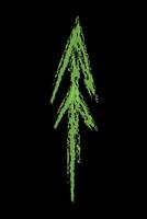 Double up arrow color. Chalk hand drawn arrow. vector