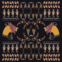 papua element ethnic batik pattern vector