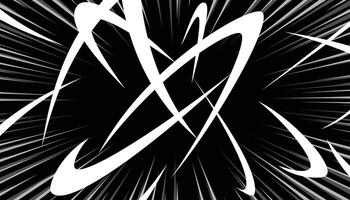 multi sword slash comic effect vector