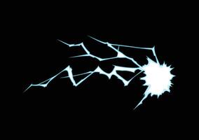dash lightning skill anime cartoon effect vector