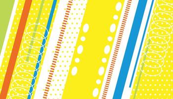 bright colored abstract geometric background vector