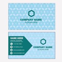 Elegant business card design vector