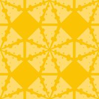 Seamless pattern of triangle slices of cheese on a yellow background vector