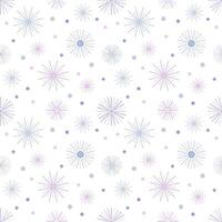 delicate snowflake pattern vector