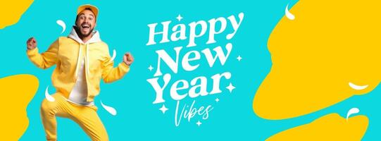 Influencer New Year Theme Cover  template