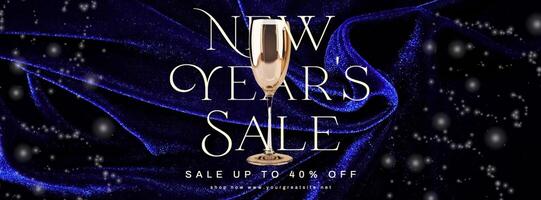 new year sale social media cover template