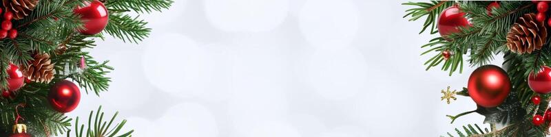Ivory Christmas Background Linkedin Cover template