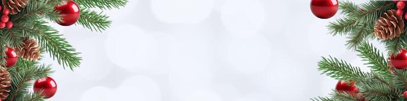 Ivory Christmas Background Linkedin Cover template