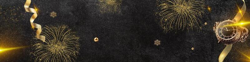 new year end company banner social media template
