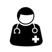 medical doctor male icon vector