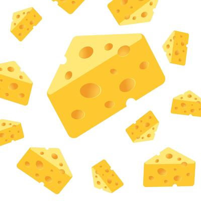 cheddar cheese seamless pattern background