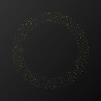 Abstract gold glowing halftone dotted background vector