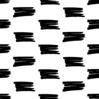 Seamless pattern with black marker scribbles vector