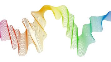 Abstract backdrop with wave gradient lines vector