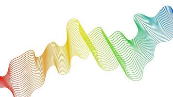Abstract backdrop with wave gradient lines vector