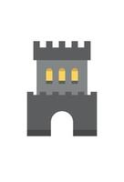 Castle icon flat design illustration vector