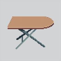 Ironing Board. Pixelated Clothing Board. Ironing Board Clothing Laundry pixelated for the pixel art game and icon for website and game. old school retro. vector