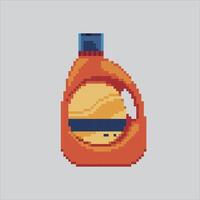 Detergent Bottle. Pixelated Laundry Detergent. Detergent Bottle Laundry pixelated for the pixel art game and icon for website and game. old school retro. vector