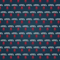 Fantasy Football Logo pattern for background vector