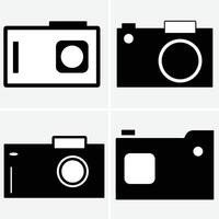 camera photography icon icon set art vector