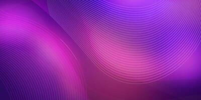 Abstract wavy line with gradient purple background, neon glowing backdrop illustration suitable for music album backgrounds, luxury invitations, awards events, banners, posters and presentations. vector